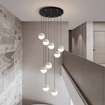 【H&R安室家】璀璨水晶吊燈 ZA0277 兩色任選, , large