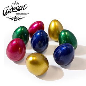 凱德森 CADESON 彩色雞蛋 沙鈴 (有亮粉)【敦煌樂器】