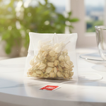 茶包【大號/小號】 免封口 規範茶包 反折式茶包袋 茶花濾袋 7.4cm 5.8cm 附掛繩 鹵包袋 中藥袋 泡茶袋, , large