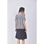 (S) two cv fashion質感藍色洋裝二手衣, , large