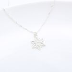 【Angel & Me】Christmas Snowflake Snow s925 sterling silver necklace birthday gift, , large