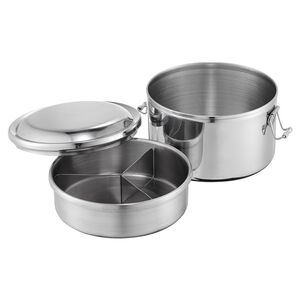 PERFECT 理想牌 極緻316不鏽鋼雙層圓形便當盒 14cm-Leidea樂德兒