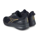 DIADORA迪亞多那 輕量專業慢跑鞋 男運動鞋 男鞋 戶外鞋 反光 透氣 保護後跟 吸震 減壓 避震 耐磨 防滑 黑, , large