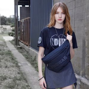 SOLIS X  NOWAR聯名系列斜跨腰包-經典黑
