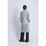 (XL) suitangtang長版排扣灰色外套二手衣, , large
