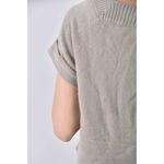 (XS（含）以下) tsesay線條灰色短袖上衣二手衣, , large