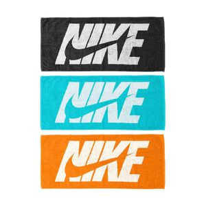 NIKE JACQUARD 毛巾 80x35cm 健身 訓練 運動 居家 時尚 精美 純棉 吸水佳 多色 黑 藍綠 橘