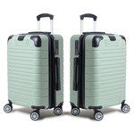 【Alldma鷗德馬】25吋追星款拉鏈行李箱H6-抹茶綠拉絲(贈保護套C2+B2棋盤束帶+多功能海關鎖), , large