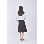 (XL) un fair質感丹寧牛仔黑色長裙二手衣, , large