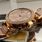 [星晴錶業]MK手錶,40mm,MK06907玫瑰金色錶面玫瑰金錶殼玫瑰金粉紅精鋼錶帶款, , large