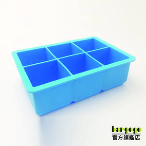 [巴果果]硅膠冰格(六格) COOK-12