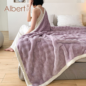 【Albert bedding】Rabbitblanket_TaroPurple