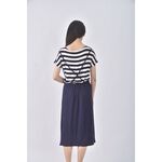 (S) tt vivi橫條紋白藍色洋裝二手衣, , large