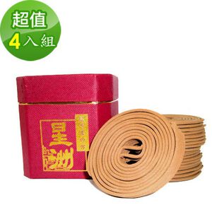 【金發財香品】星洲沉盤香小盤-4H( 4入組-盤香系列)
