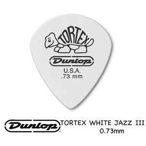 Jim Dunlop Tortex Jazz III 478R 0.73mm Pick (三片、十片組)【敦煌樂器】