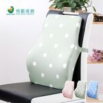 【格藍傢飾】水玉涼感舒壓全背墊  記憶綿 記憶枕 護腰靠墊 辦公椅靠墊 腰靠 腰枕 坐椅靠墊, , large