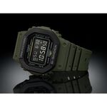 CASIO 卡西歐 G-SHOCK 軍事風手錶-軍綠 DW-5610SU-3, , large