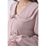 (M) 日系粉色長袖上衣二手衣, , large