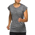 Asics Top 女 短袖 涼感 無縫 運動 訓練 慢跑 反光 柔軟 舒適 灰 [2012A786-001], , large