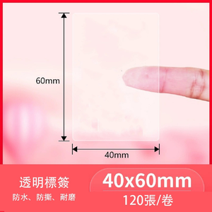 【德佟DETONGER】P1 DP23 DP26原廠熱感應標籤貼紙3入組(德佟原廠標籤 防水標籤貼紙 姓名貼)