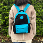 SOLIS 調色盤系列 休閒後背包-成人款-M號-鳥藍/黑, , large