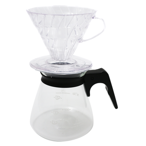 寶馬牌PP錐形咖啡濾器-1~4人用+x1入+咖啡壺-605ccX1入-1組