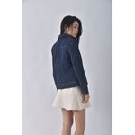 (S) edc丹寧牛仔修身藍色外套二手衣, , large