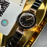 [星晴錶業]ANNE KLEIN手錶,30mm,AN00459黑色錶面黑錶殼深黑色陶瓷錶帶款, , large
