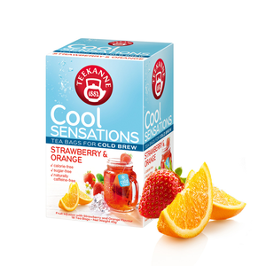 【TEEKANNE】Strawberry-Orange Cold brew tea (2.5g x 18bags/box) 