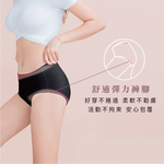 【Clany可蘭霓】台灣製絲蛋白美膚內褲 ｜莫代爾親膚透氣低敏・中腰女內褲 M&ndash;XL  質感黑 2152-63, , large