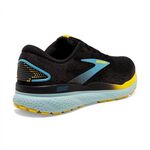 Brooks Ghost 16 男 慢跑鞋 運動 休閒 氮氣中底 避震 緩衝 黑 藍黃 [1104181D029], , large