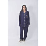 (3XL) want it isnt圖案睡衣藍色套裝二手衣, , large