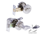 Bathroom horizontal lock + auxiliary lock, , large