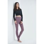 YOGA FLOW Ula Tshirt - 長袖圓領罩衫 - 木炭黑 Carbon, , large