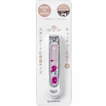 【Greenbell】Nail clipper with catcher M (pink), , large