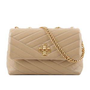 TORY BURCH Kira 縫線設計小款肩背/斜背二用包/沙漠色