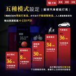 飛樂 2025年式 行車救援王STP12二代 透視版 4in1 多功能12000mAh 汽柴油救車電源+打氣機 贈收納包, , large