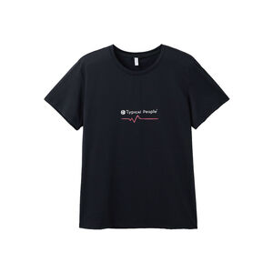 女冰感波浪骨運動上衣-黑色M~2L