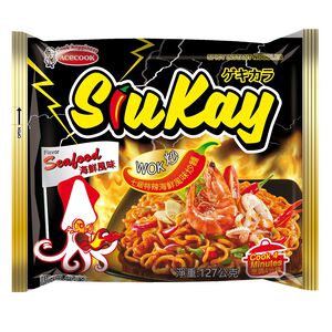 Acecook SiuKay特辣海鮮風味炒麵