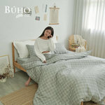 BUHO "Clear and Bright House" Natural Selected Pure Cotton Single Quilt Cover (4.5x6.5 feet), , large