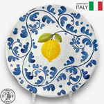 【SOLO Vintage】Modigliani Italian Pottery 27cm Dinner Plate Amalfi Coast Lemon Tree Series, , large