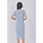 (XL) e gevon質感假兩件藍色套裝二手衣, , large