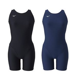 [秉宸] MIZUNO SWIM BASIC 女連身四角泳裝 成人女 泳裝 游泳 N2MGAC03 24FW