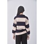 (XL) urban story韓牌條紋藍色長袖上衣二手衣, , large