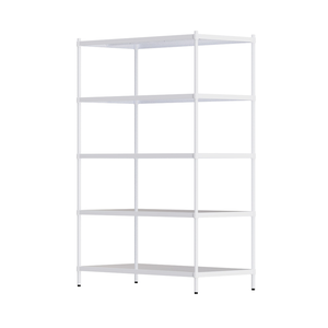 【Y HOUSE】120x60x180cm 5-layer hole-free iron plate storage rack rack iron rack - paint white