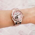 CITIZEN 星辰 優雅水晶機械女錶-34mm PC1005-87X, , large
