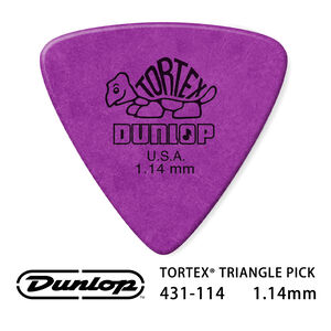 Jim Dunlop Tortex Triangle 431R 1.14mm Pick (三片、十片組)【敦煌樂器】