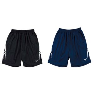[秉宸] MIZUNO 男排球褲 長版 黑/丈青 V2TB2A16
