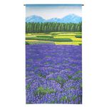 日本製【コスモ】長門簾《薰衣草田》, , large
