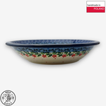 【SOLO Vintage】CA Polish Pottery 21.5cm Deep Plate Soup Plate Red Princess Series, , large